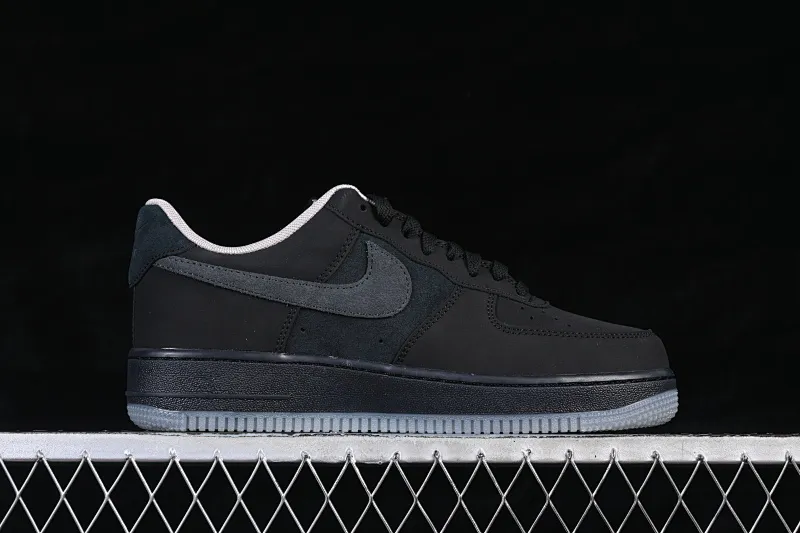 All categories Nk Air Force 1 Air Force series Nk Air Force 1 Low Air Force low-top Nike Air Force 1'07 Low matte all-black Air Force 1 low-top casual sneakers IQ9791-001